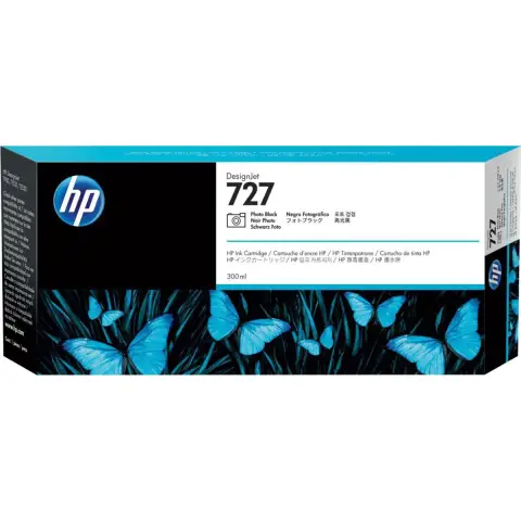 HP F9J79A - Tusz czarny fotograficzny HP 727 do HP DesignJet T-920, T-930, T-1500, T-1530, T-2500, T-2530